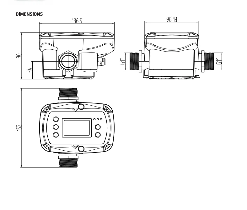 

Automatic Electronic Switch Control Water Pump Pressure Controller Digital water pump switch 220V