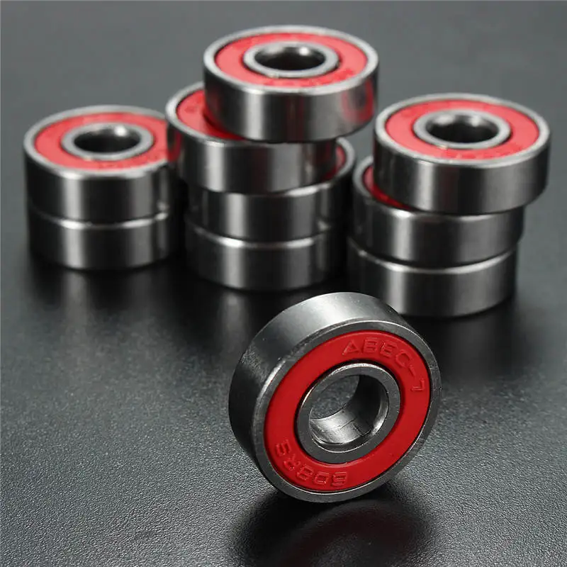 Профессиональный 10 шт. ABEC 7 608RS скейт скутер скейтборд колеса запасные подшипники шариковый ролик Высокая точность валы