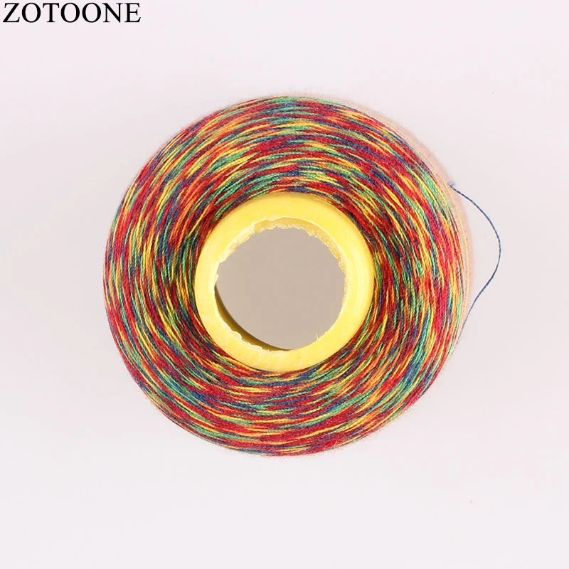 ZOTOONE DIY 40S/2 3000Y красочная швейная нить катушка полиэстер Швейные бедра вышивальная