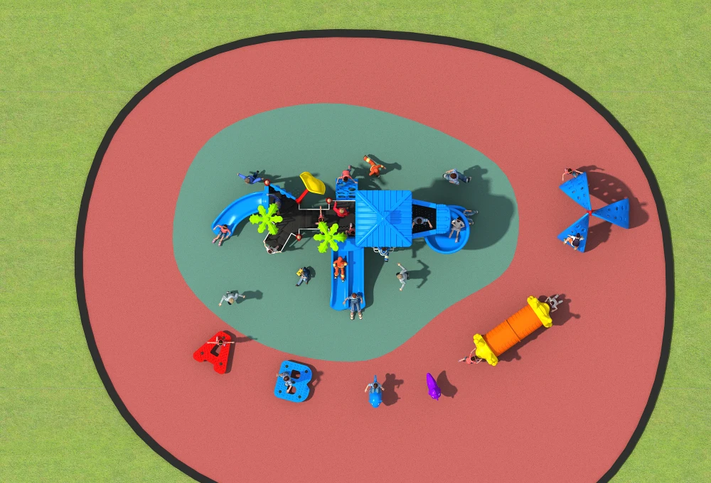 CE/TUV/SGS школьная напольный резиновый пол площадка оборудование парк пластиковые