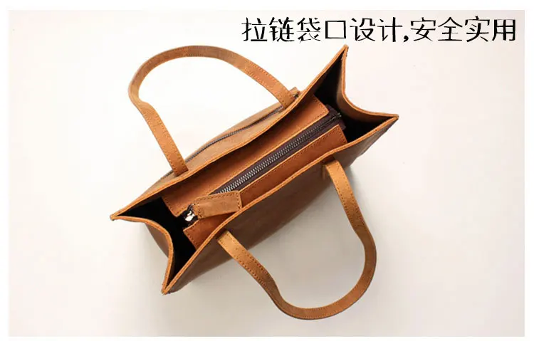 Натуральная Crazy Horse кожаная оригинальная женская сумка из воловьей кожи сумка на плечо винтажная простая повседневная женская сумка на одно плечо