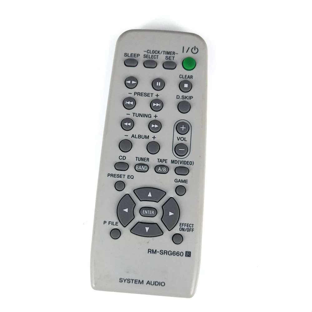 Новый оригинальный для SONY RM-SRG660 Hi-Fi системы дистанционного управления MHC-RG330 |