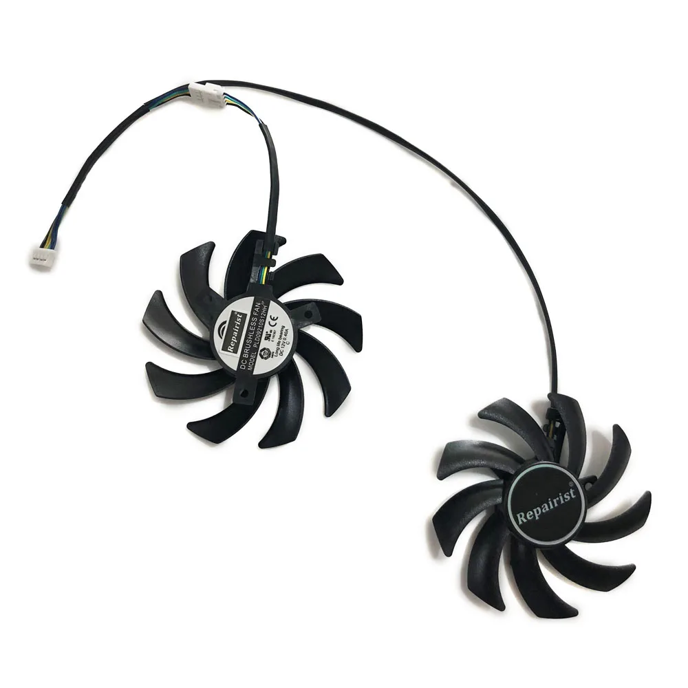Альтернативный вентилятор GeForce GTX 1070/1060/1070ti PLD09210S12HH кулер с двойным графическим