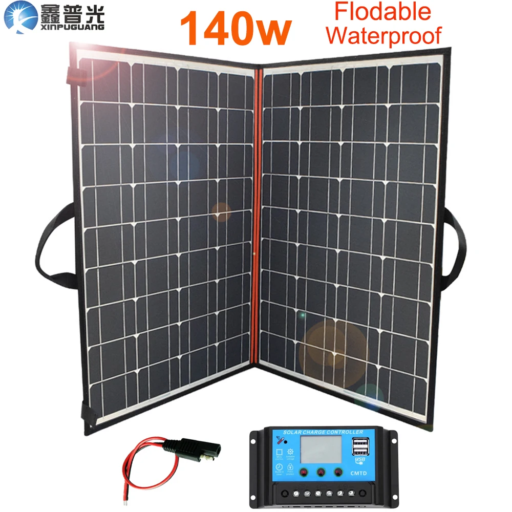 100 W 110W 120W 140w 150W 18v Foldable Solar Panel Portable Outdoor cheap solar panels china for Hiking Car&Boat battery Charger