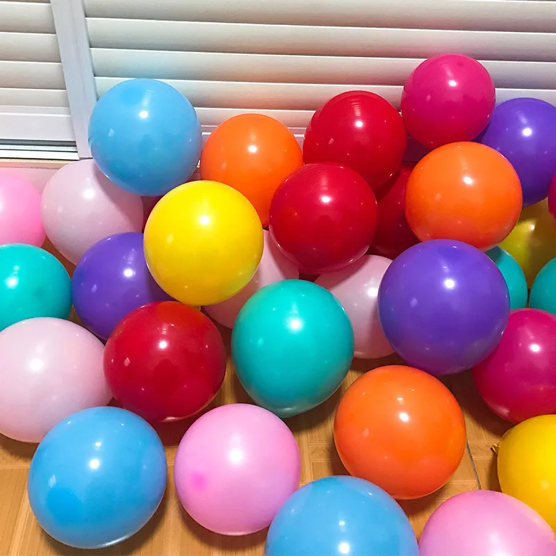 10 шт 12 дюймов белый Макарон гелиевые шары Happy День рождения украшения для детей на