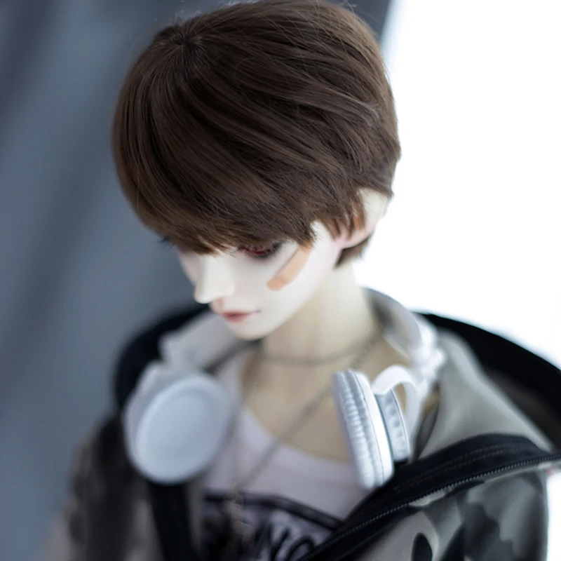 Allaosify Bjd парик SD кукла Красивая Золотая прямая 1/3 1/4 1/6 высокотемпературные куклы
