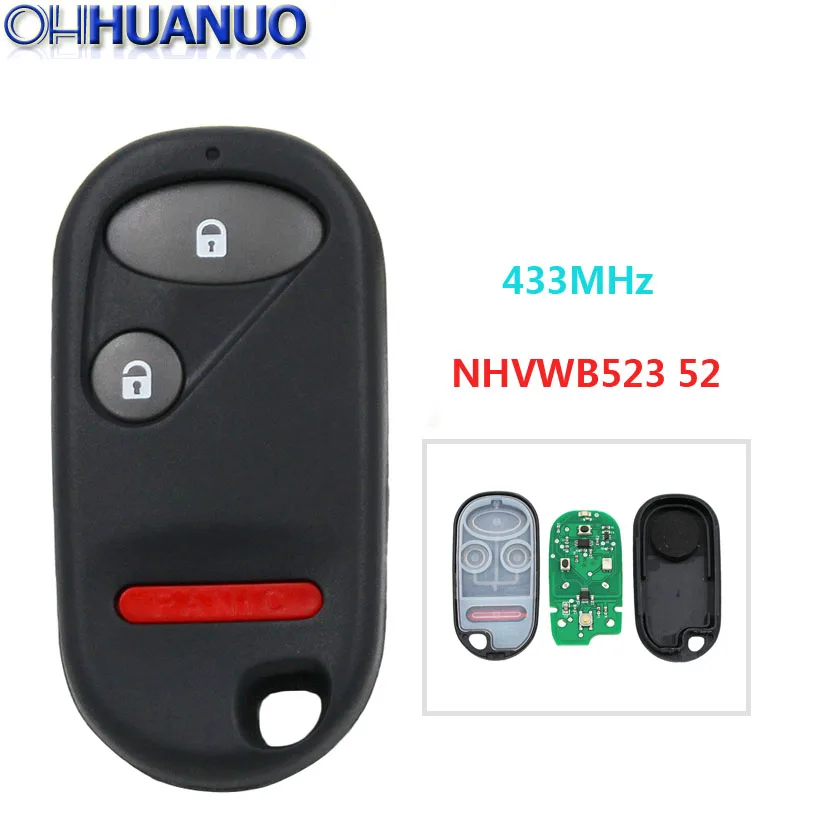 Бесключевой Вход Новый Интеллектуальный дистанционный ключ 2 + 1 кнопки 433 МГц для
