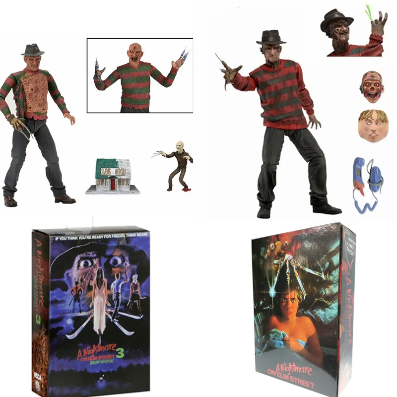 NECA кожаное лицо 3D Джейсон бензопила Ultimate Джон плоттер Майкл Майерс Фредди Крюгер