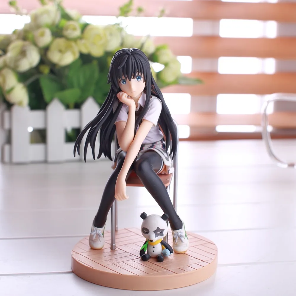Япония Аниме фигурки boneca для униформы игрушечные кресла фигурку ПВХ 15 см Модель