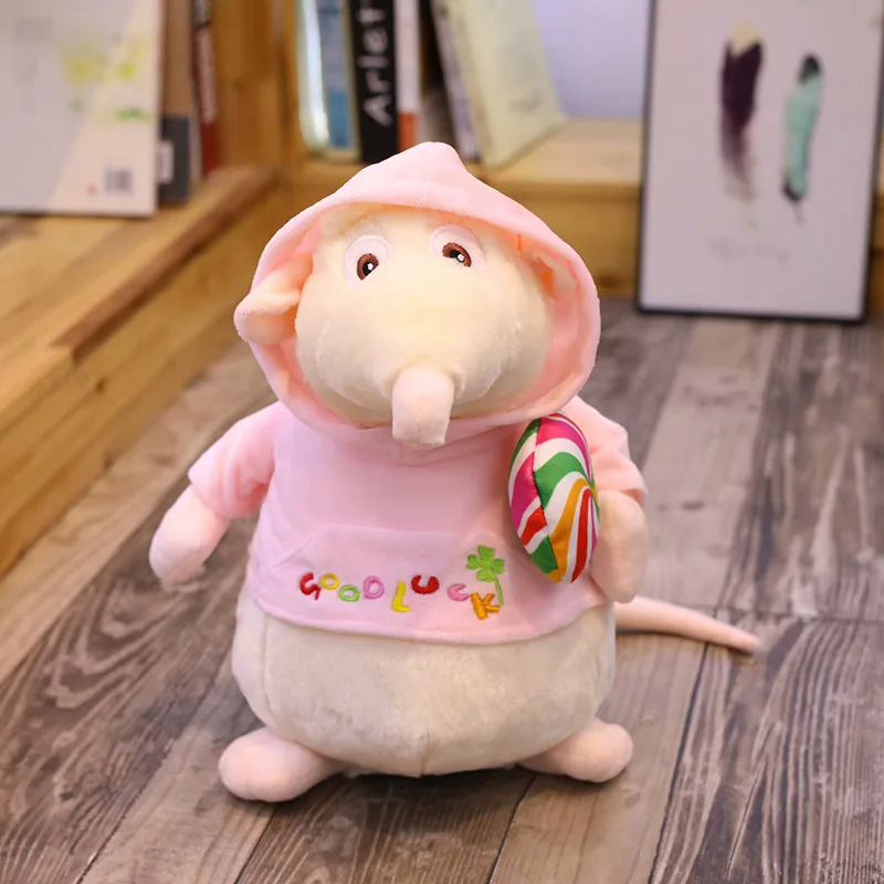 Yeawnow mouse 25 см 35 см мягкие игрушки для девочек и мальчиков плюшевые куклы Детские подарки на день рождения для девочек Lvoely игрушки для животных - Цвет: Pink