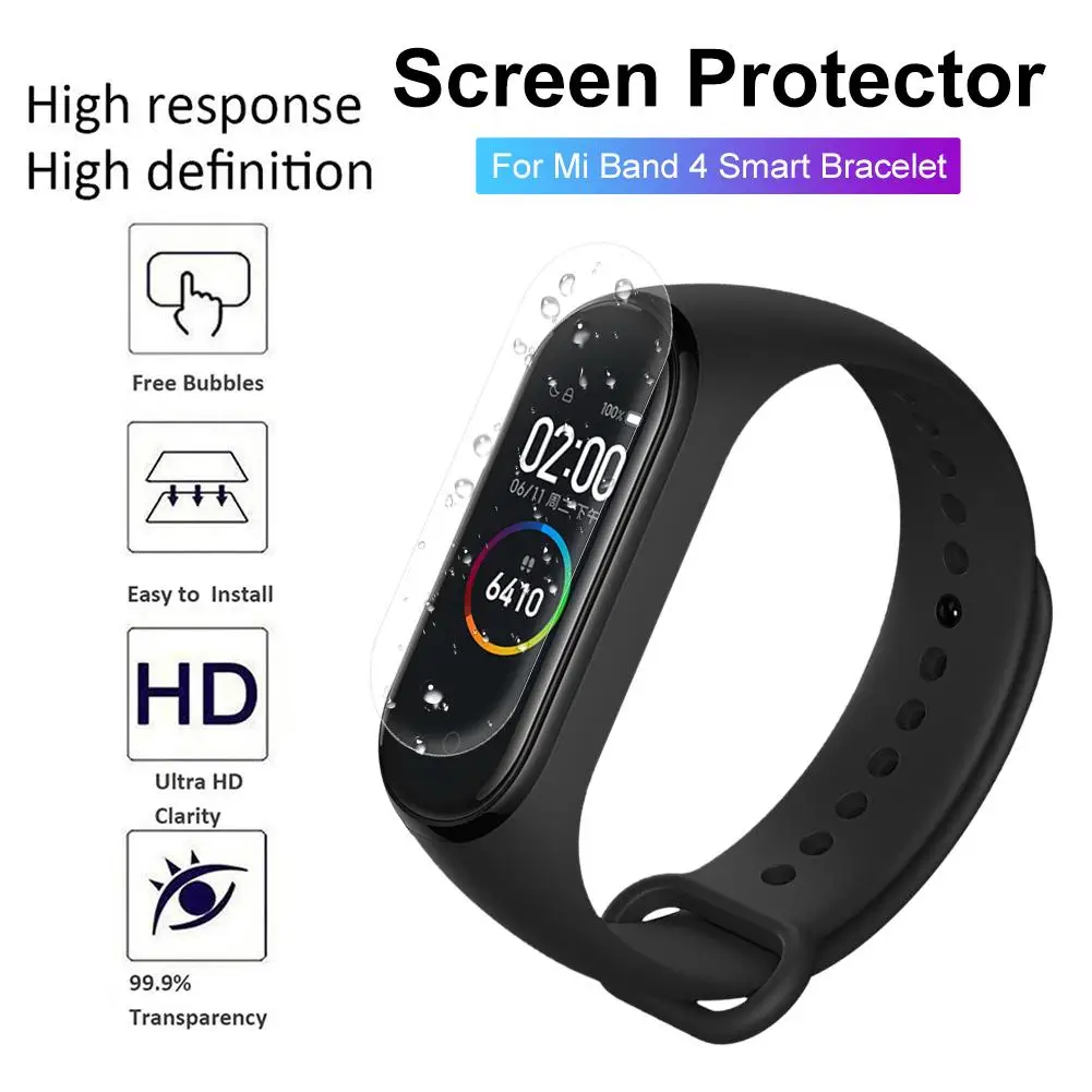 Защитная пленка для экрана Mi Band 4 смарт-браслет | Электроника