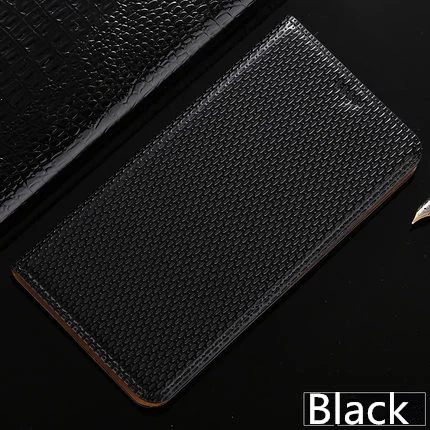 Black Защитный чехол из натуральной кожи с откидной крышкой для huawei P Smart Z huawei Y9 Prime чехол для телефона слот для карт держатель Conque - Цвет: Black