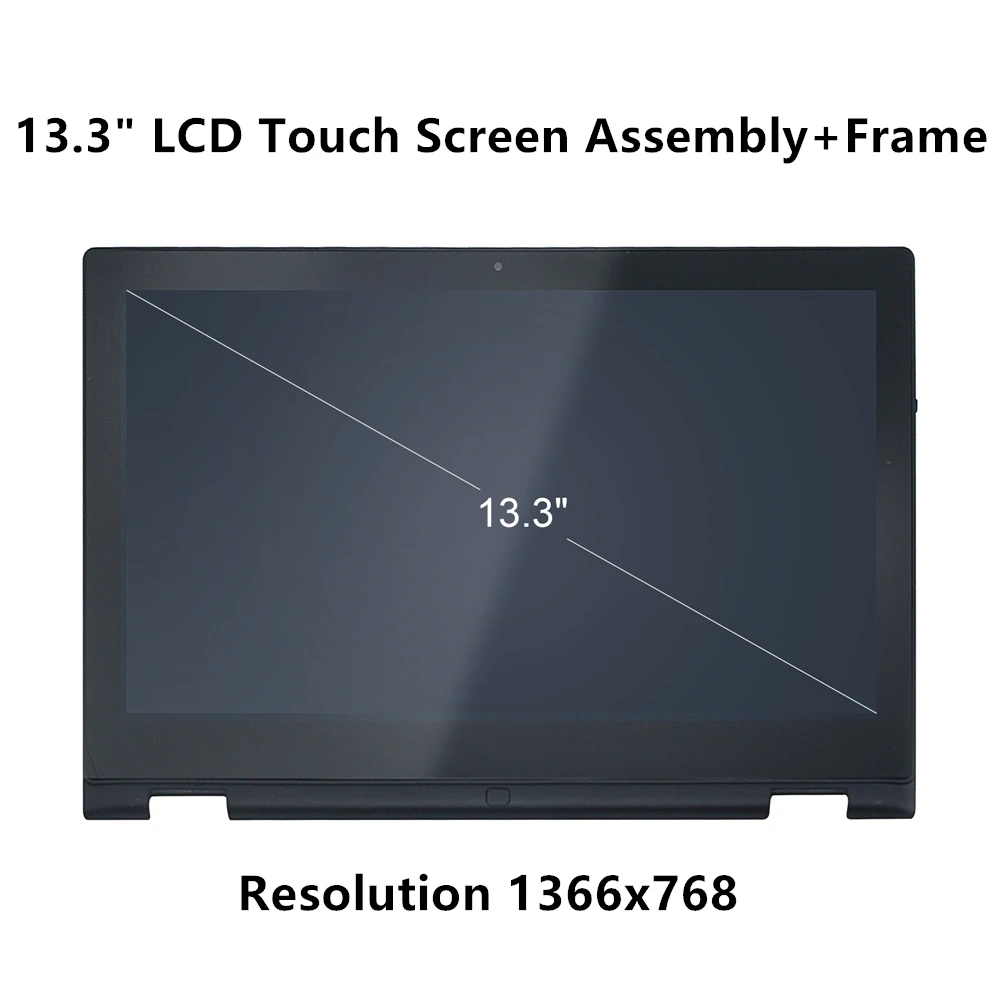 FTDLCD 13 3 &quot2 в 1 HD сенсорный ЖК экран дигитайзер дисплей сборе с рамкой для Dell Inspiron