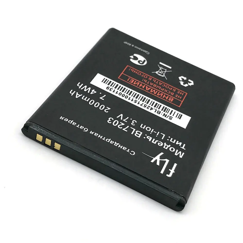 Новый BL7203 2000 мАч Высококачественный литий ионный аккумулятор для FLY IQ4405 IQ4413