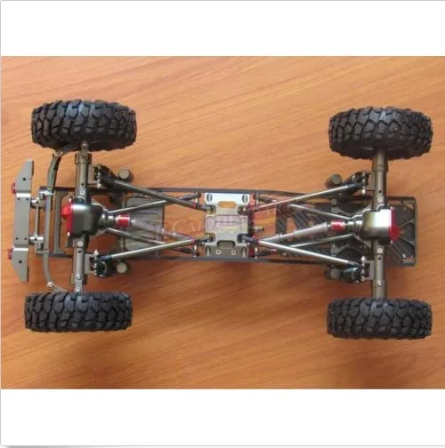CNC алюминиевый 1:10 металлический гоночный RC грузовик гусеничный вариант для