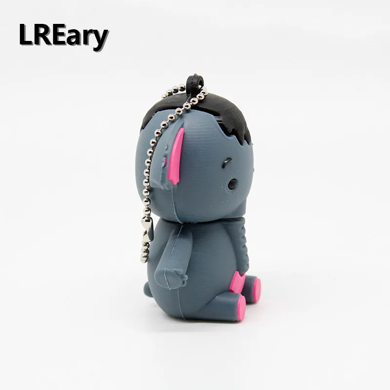 Милый чехол с откидной крышкой изображением слона из мультфильма USB