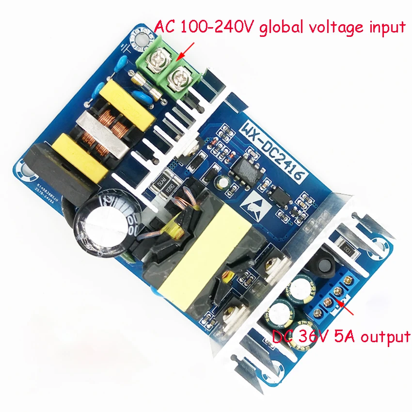 Модуль инвертора AC-DC коммутационная плата источника питания вход 100-240 В