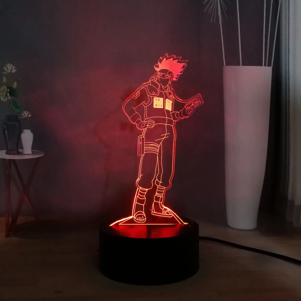 Горячая продажа японского аниме Наруто светодиодный ночник USB переключатель