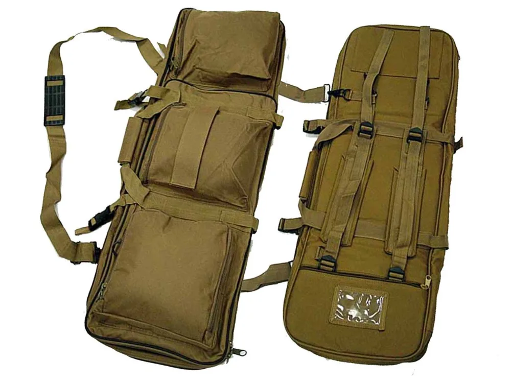 Тактический снайперской винтовки Чехол Пистолет Сумка Double Pack Airsoft Охота 85x30 см
