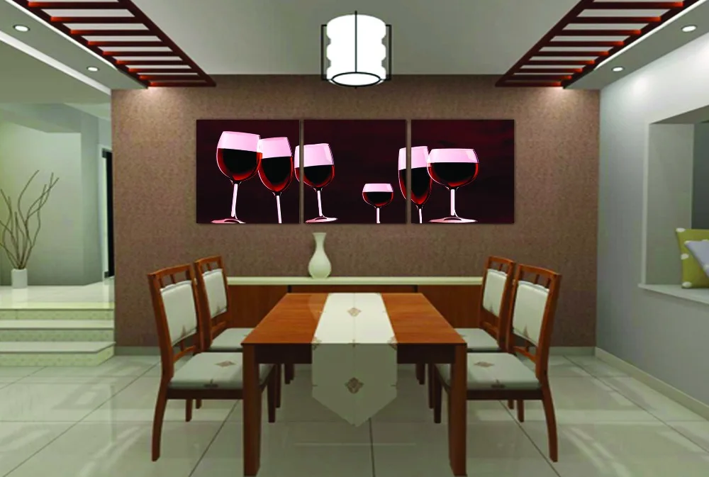 3 предмета Бесплатная доставка хит продаж современный настенный Краски ing