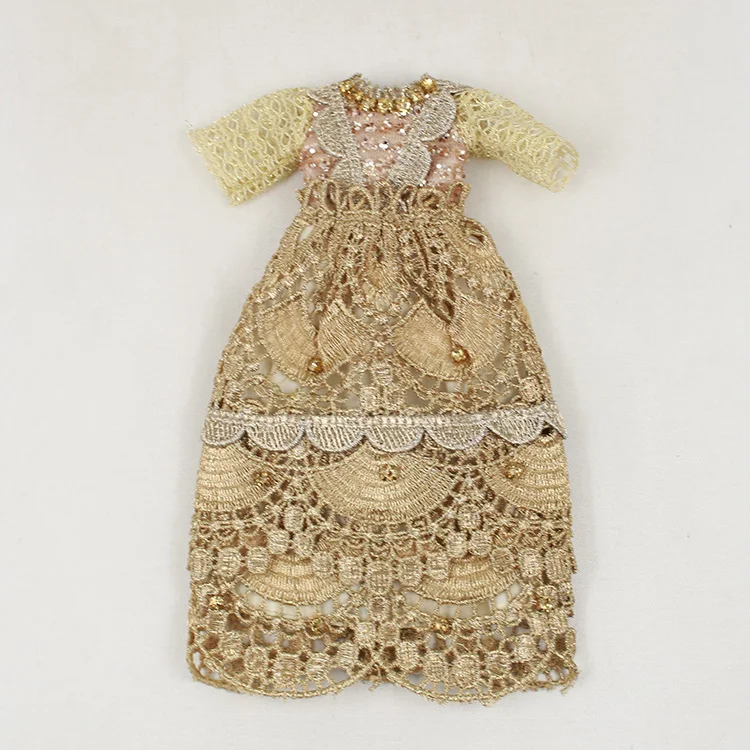 

Outfits for Blyth doll one piece golden long dress for the magnificent suit for 1/6 azone BJD icy dbs