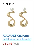 XIALUOKE металлический Подсолнух шпильки жемчужные эстетические темпераментные серьги в виде цветка полые Креативный дизайн женские серьги для женщин