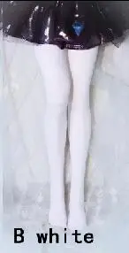 white Новинка 1/3 1/4 1/6 SD MSD YOSD BJD Кукла одежда белый/черный/фиолетовый/розовый цвет колготки - Цвет: white