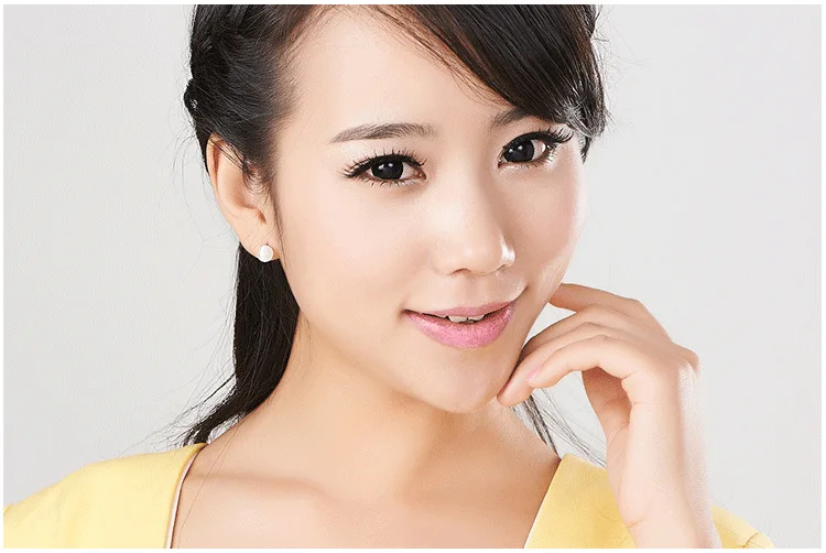 Женские серьги с опаловым жемчугом элегантные пусеты серебряного цвета для