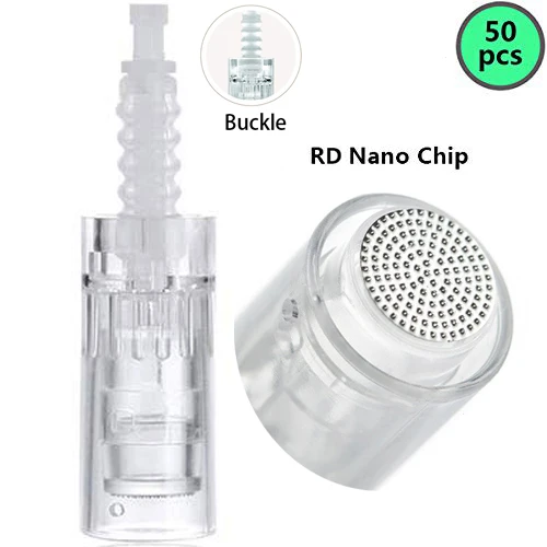 RD Nano 50 шт. картриджей подходит для Dr Pen M5/M7/N2 аксессуары Антивозрастная лицевая сторона шрам акне удаление морщин уход за кожей Красота Инструменты - Цвет: RD Nano