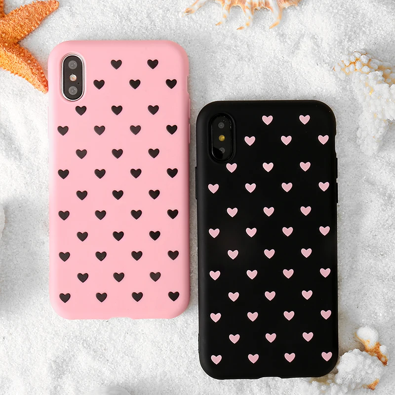 Ультра тонкий любящее сердце Мягкий силиконовый чехол для телефона Samsung Galaxy J2 Core