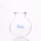 Флакон реакторный однослойный Сферический с круглым дном, емкость 5000 мл, внешний диаметр фланца 150 мм