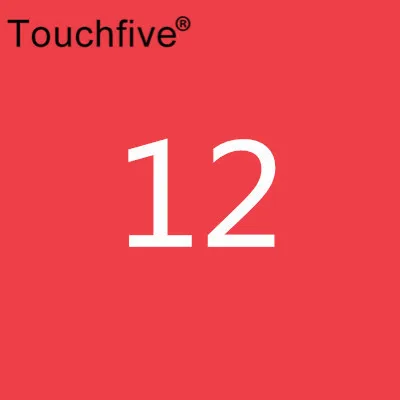 12 TOUCHFIVE опционально цвет соответствия искусство маркеры Кисть ручка эскиз на спиртовой основе маркеры двойная головка манга ручки для рисования товары для рукоделия - Цвет: 12