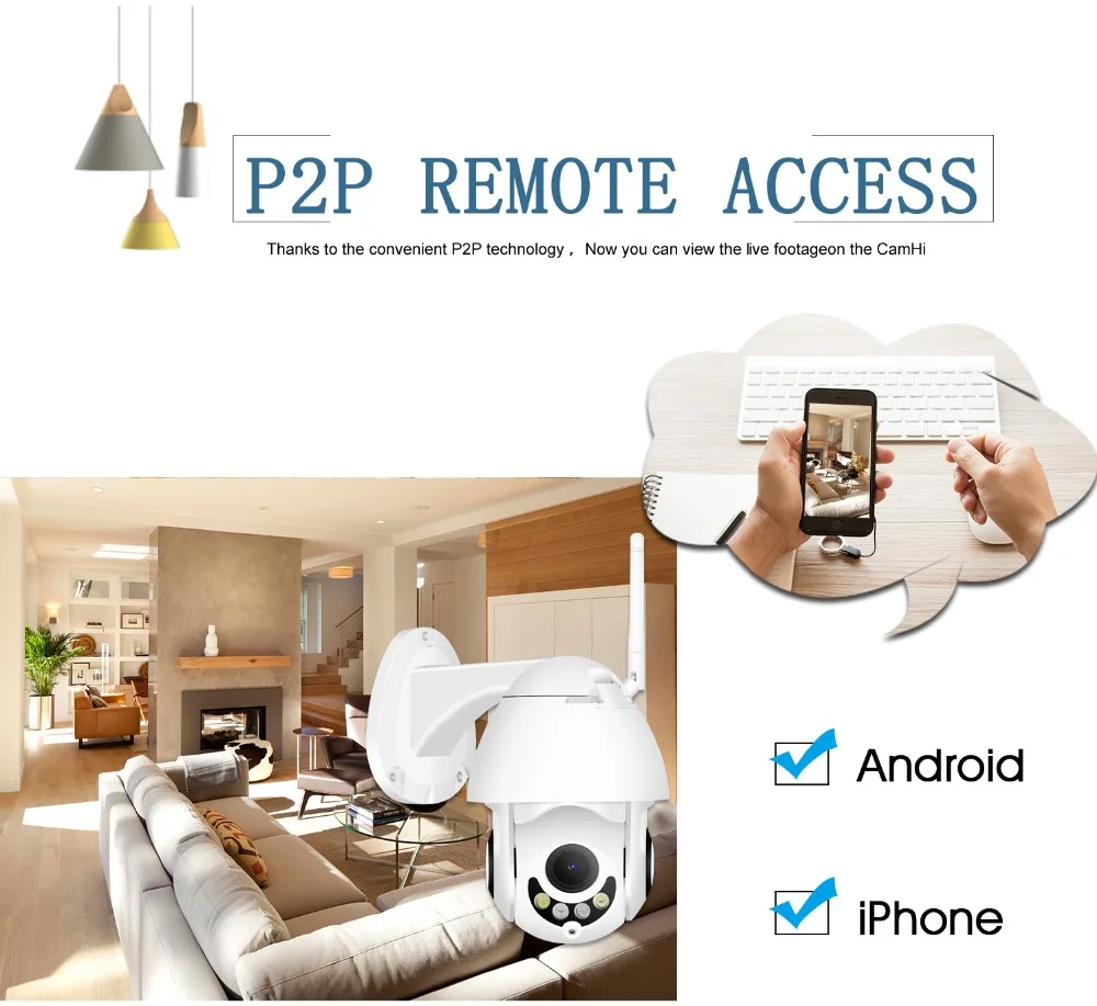 H.265 5MP 4X зум ONVIF Беспроводной PTZ открытый P2P купол 3MP 2MP IP Камера Wi Fi 1080 P обнаружения