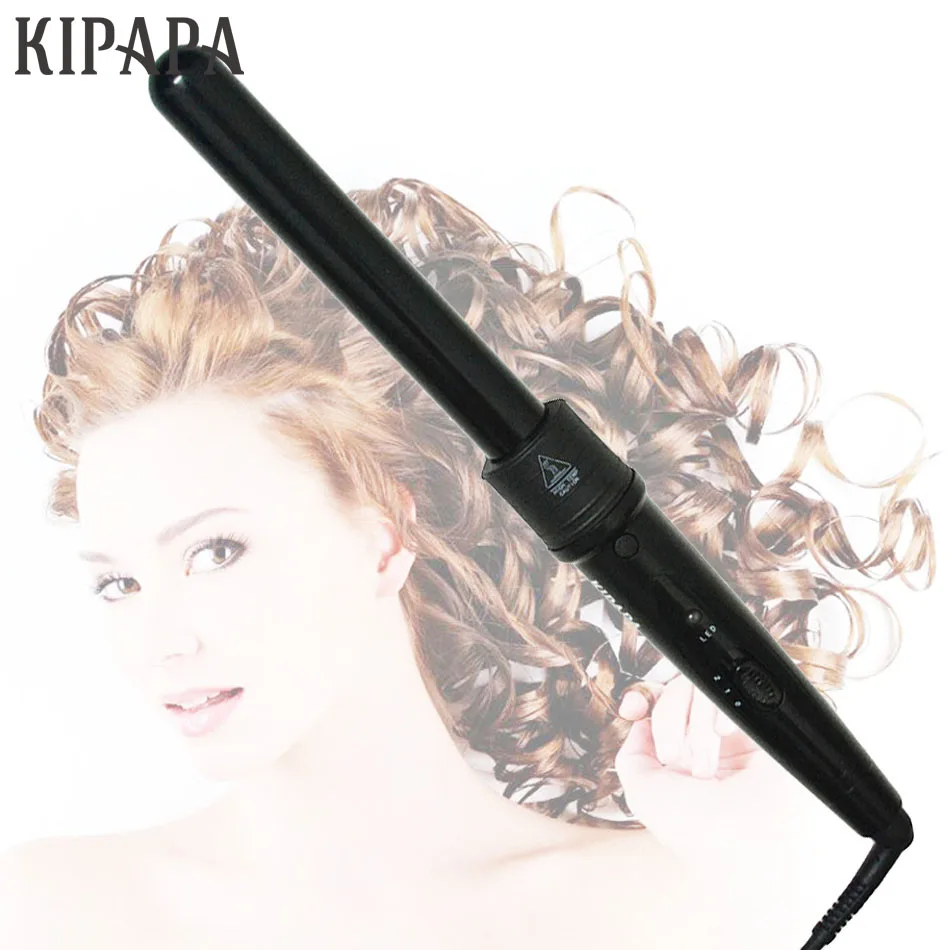 KIPAPA 1 Inch Ceramic Hair Curler Large Wave Splint Curling Iron Tong Waver Makers Interchangeable | Красота и здоровье
