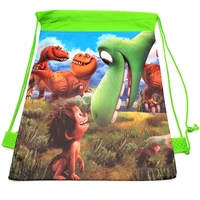 boys favors dinosaur theme mochila birthday party non woven fabrics drawstring gifts bags baby shower decoration backpack 1pcs