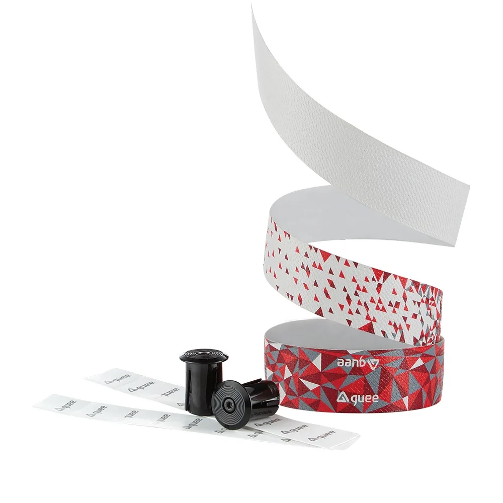 White Red GUEE SL Geo супер светильник для шоссейного велосипеда, руля для велосипеда, лента с тройным слоем поверхности Microtex, дизайнерская велосипедная гоночная велосипедная лента - Цвет: White Red
