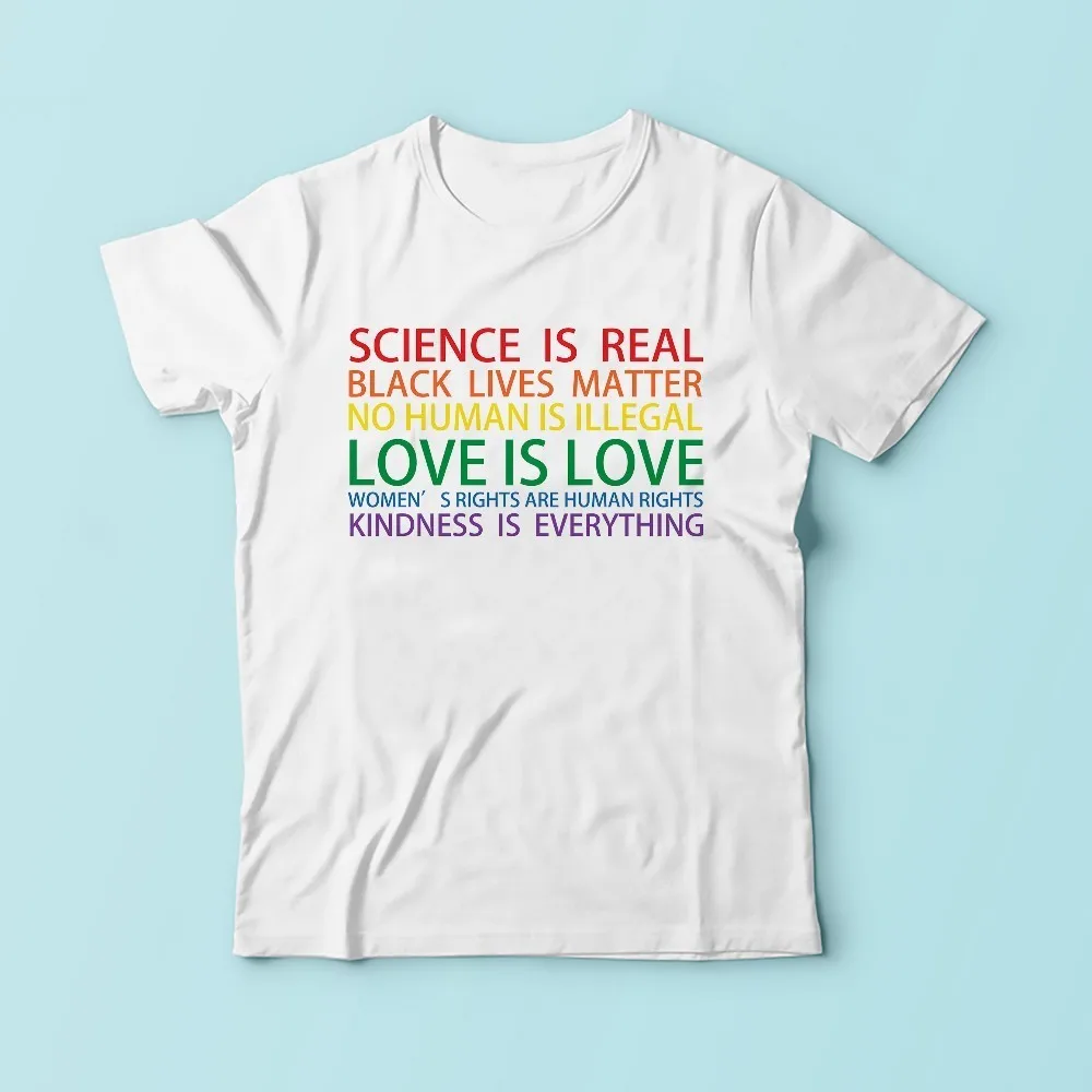 

Прав человека и мир истин красочные с принтом букв Футболка мужская белая Удобная футболка homme, на каждый день, размера плюс, футболка