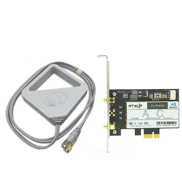 Add Original Antenna WTXUP беспроводной-AC 8260 867 Мбит/с 802,11 AC двухдиапазонный Настольный PCI-E WiFi адаптер PCI Express карта для Intel 8260AC+ Bluetooth 4,2 - Цвет: Add Original Antenna