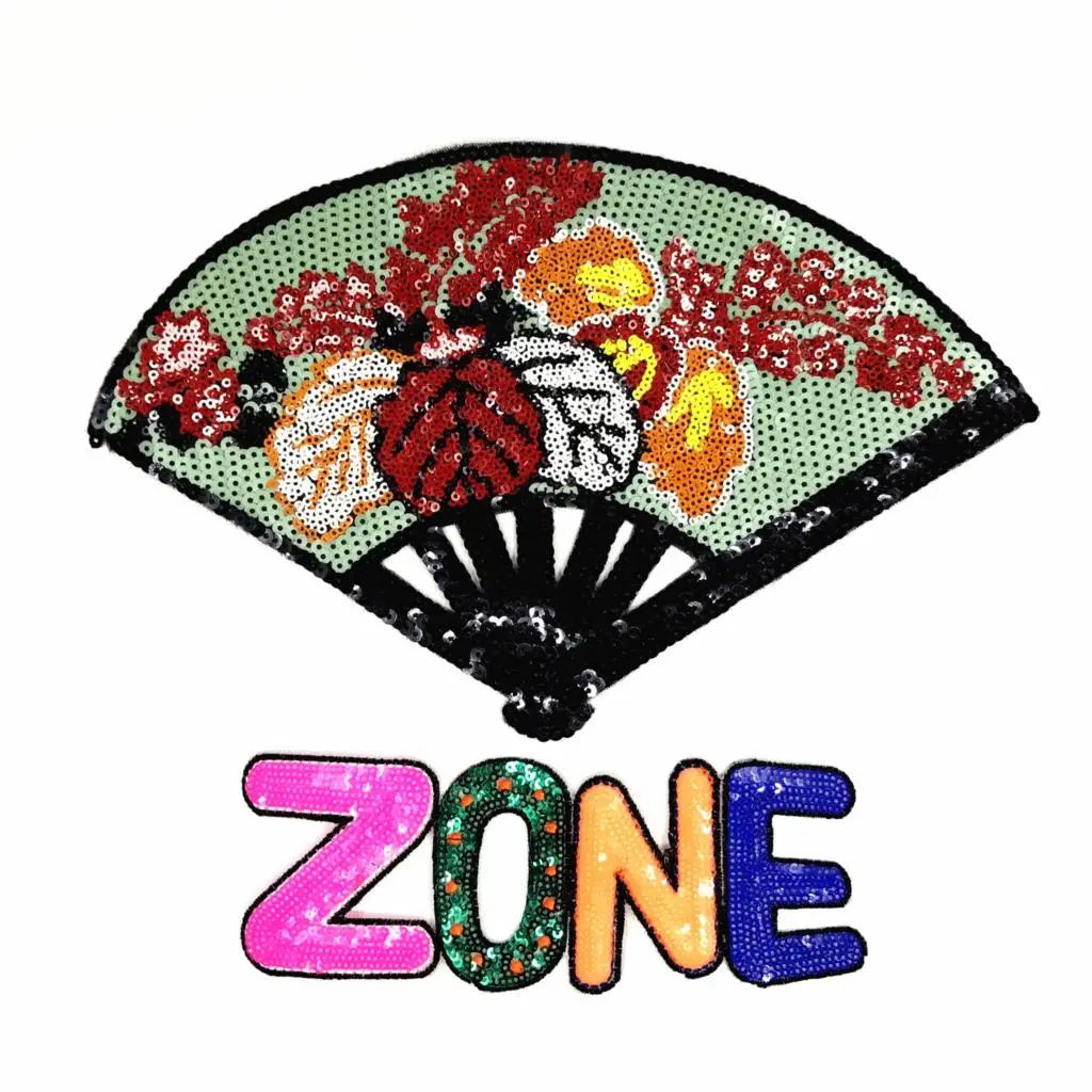 Нашивки для глажки веером одежды блестки наклейки одежды|Заплатки| |