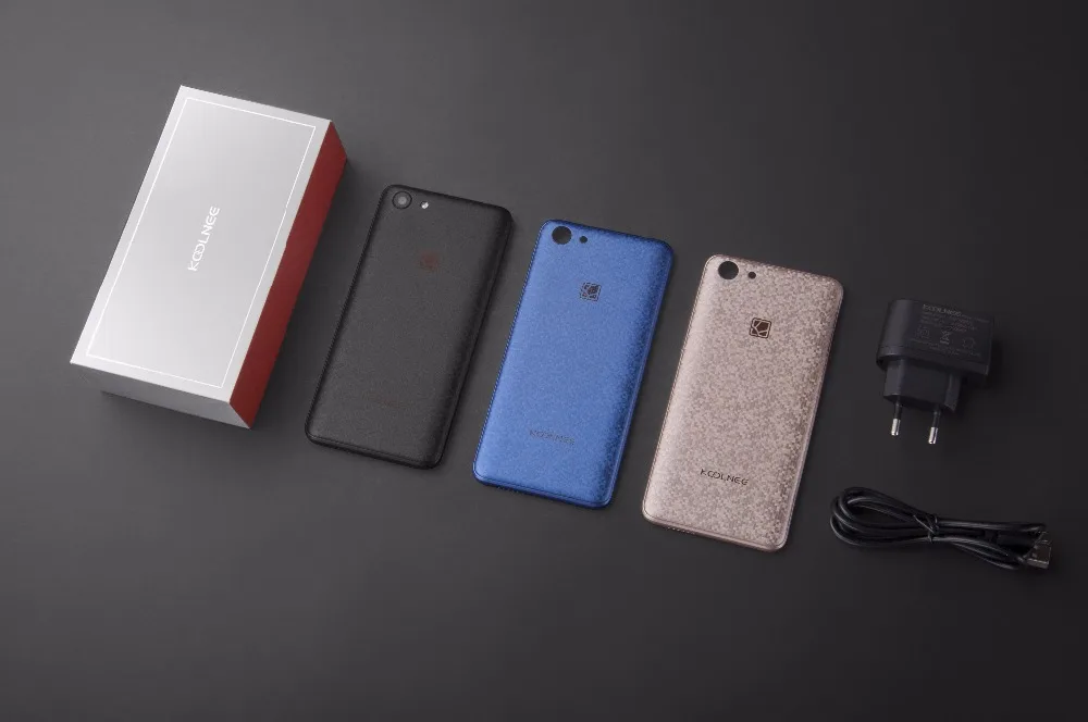 KOOLNEE Радуга 5 0 &quotДисплей 2400 мАч Android 8 1 телефона MT6580 4 ядра 3 цвета крышка 8MP ГБ