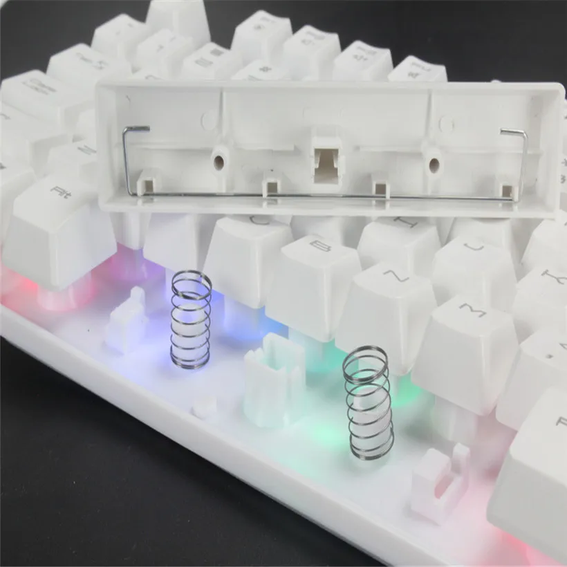 CARPRIE Cool Multimedia 3 цвета с подсветкой светодиодный USB Проводная игровая клавиатура для ПК Механическая игровая клавиатура Ju02