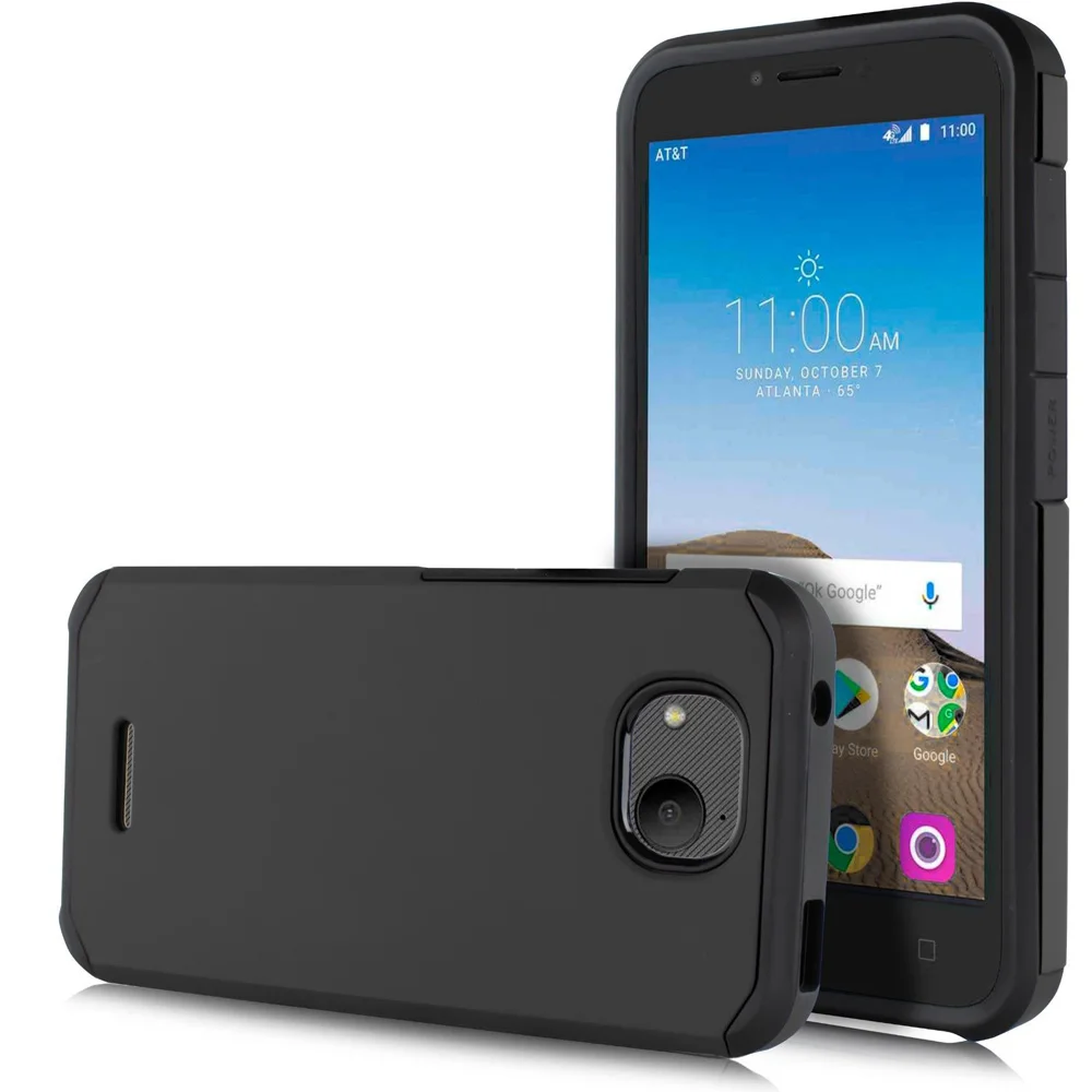 2 в 1 чехол из мягкого ТПУ и жесткого поликарбоната для Alcatel Tetra противоударный