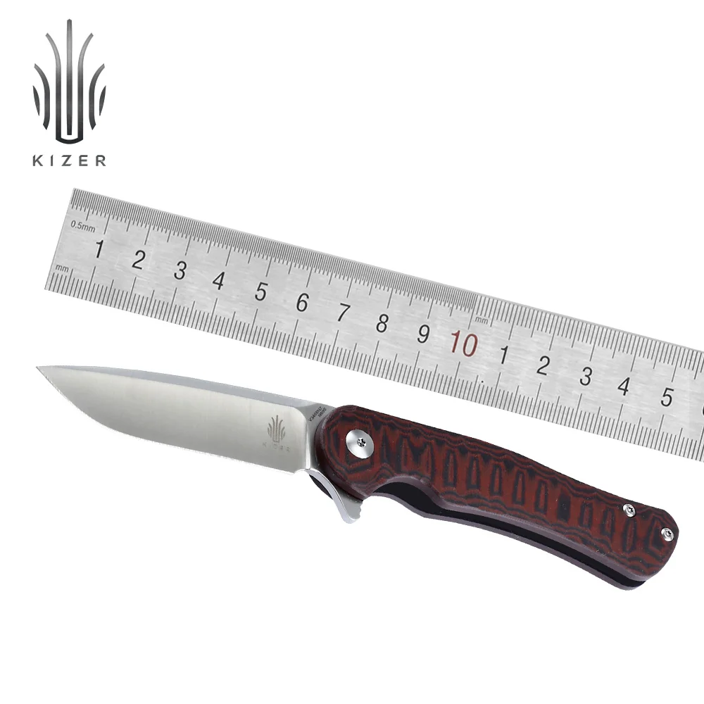 Складной нож Kizer DUKES V3466N2, стальной нож N690, тактический нож, высокое качество, инструменты для кемпинга