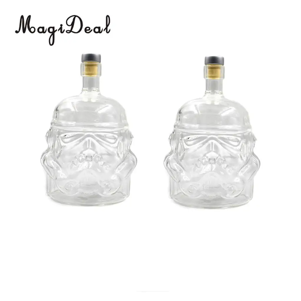 650 мл прозрачный стеклянный графин набор стеклянных бутылок для вина виски