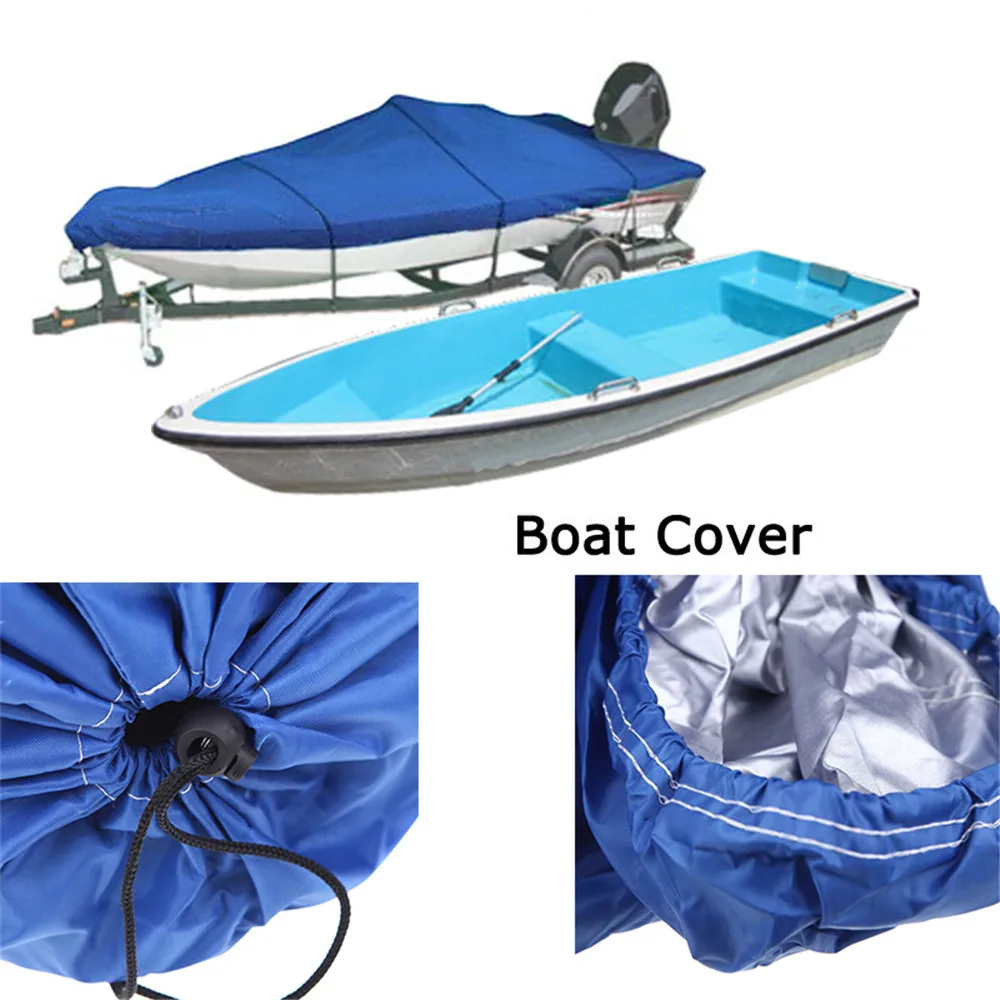

2015 Boat Cover 210D Oxford V-Hull Speedboat Cover 20-22ft High Quality Prevent UV Sunproof Waterproof Blue