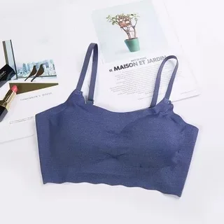 blue Модное женское нижнее белье без косточек, бесшовный ударопрочный бюстгальтер, пуш-ап, бюстгальтеры для женщин modis, нижнее белье, бюстгальтер без косточек - Цвет: blue