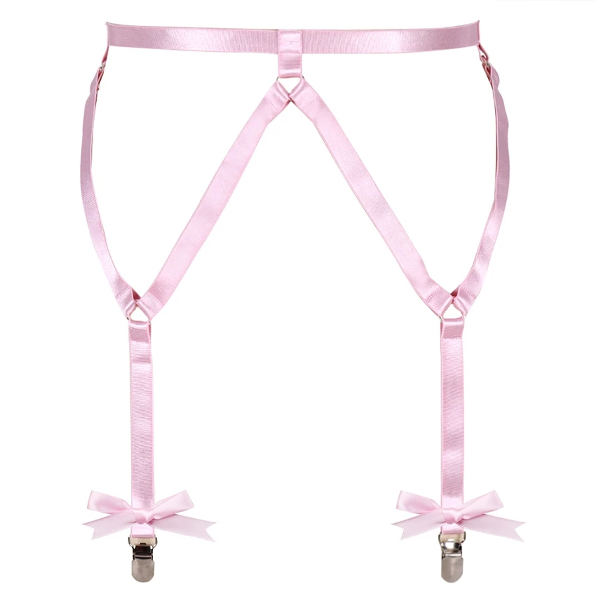 MLCP0089Pink Красный для тела жгут бюстгалтер на бретельках эластичные пояса с резинками Harajuku в стиле «панк» с вырезами в виде пентаграммы сексуальное нижнее белье бондаж ночные клубы рейв - Цвет: MLCP0089Pink