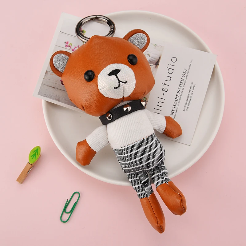 

Hot Sale Bear Key Chain Charm Keychains Accessories Pendant For Women & Men Bag Fashion Jewelry Key Ring Holder Gift EH348
