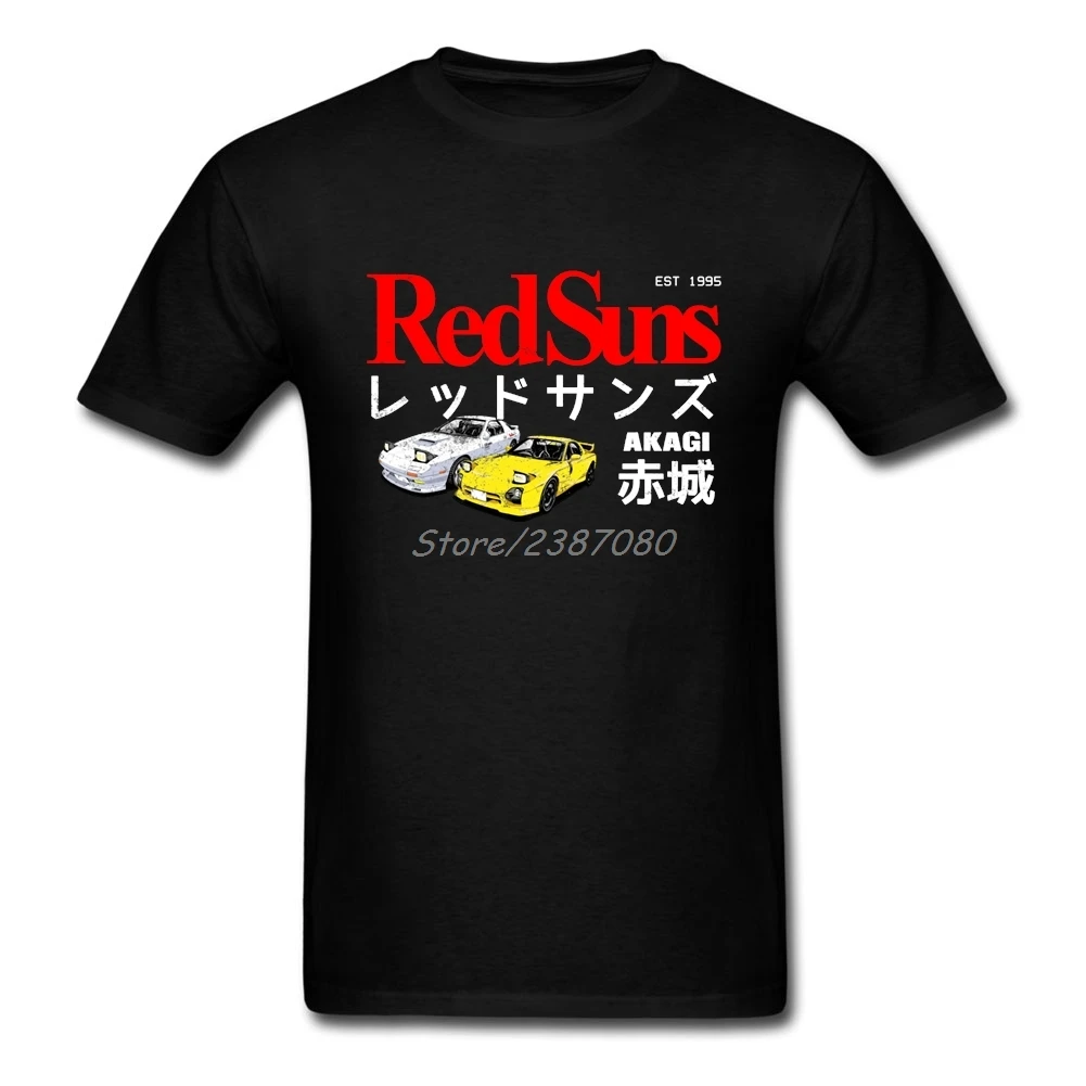 Летние Initial D-акаджи каэде RedSuns футболка команды для мужчин одежда хлопок XXXL