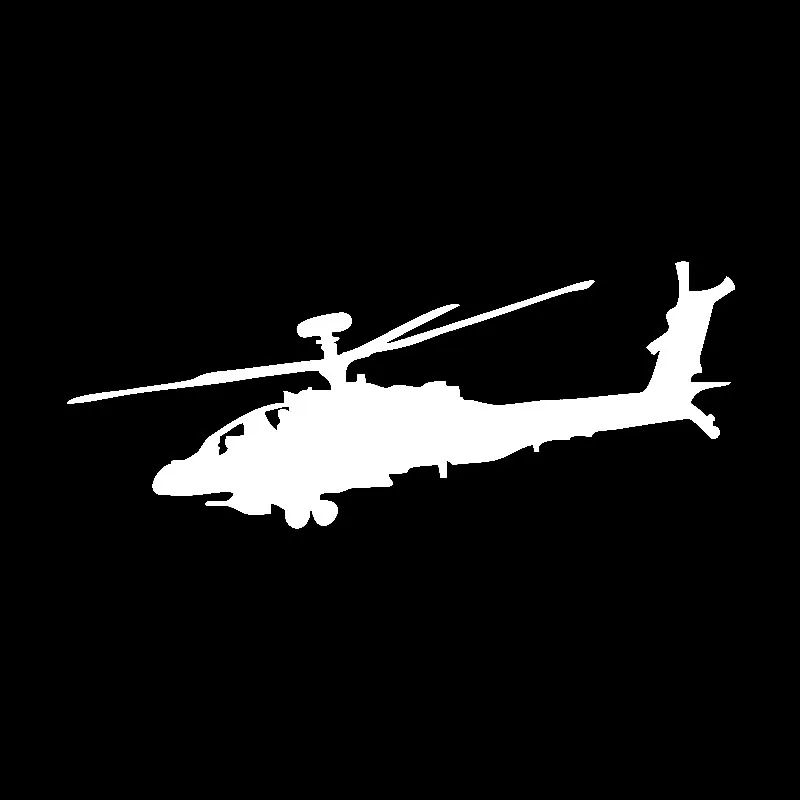 QYPF 16 7 см * 6 3 необычное управление гигантский вертолет Виниловая наклейка для
